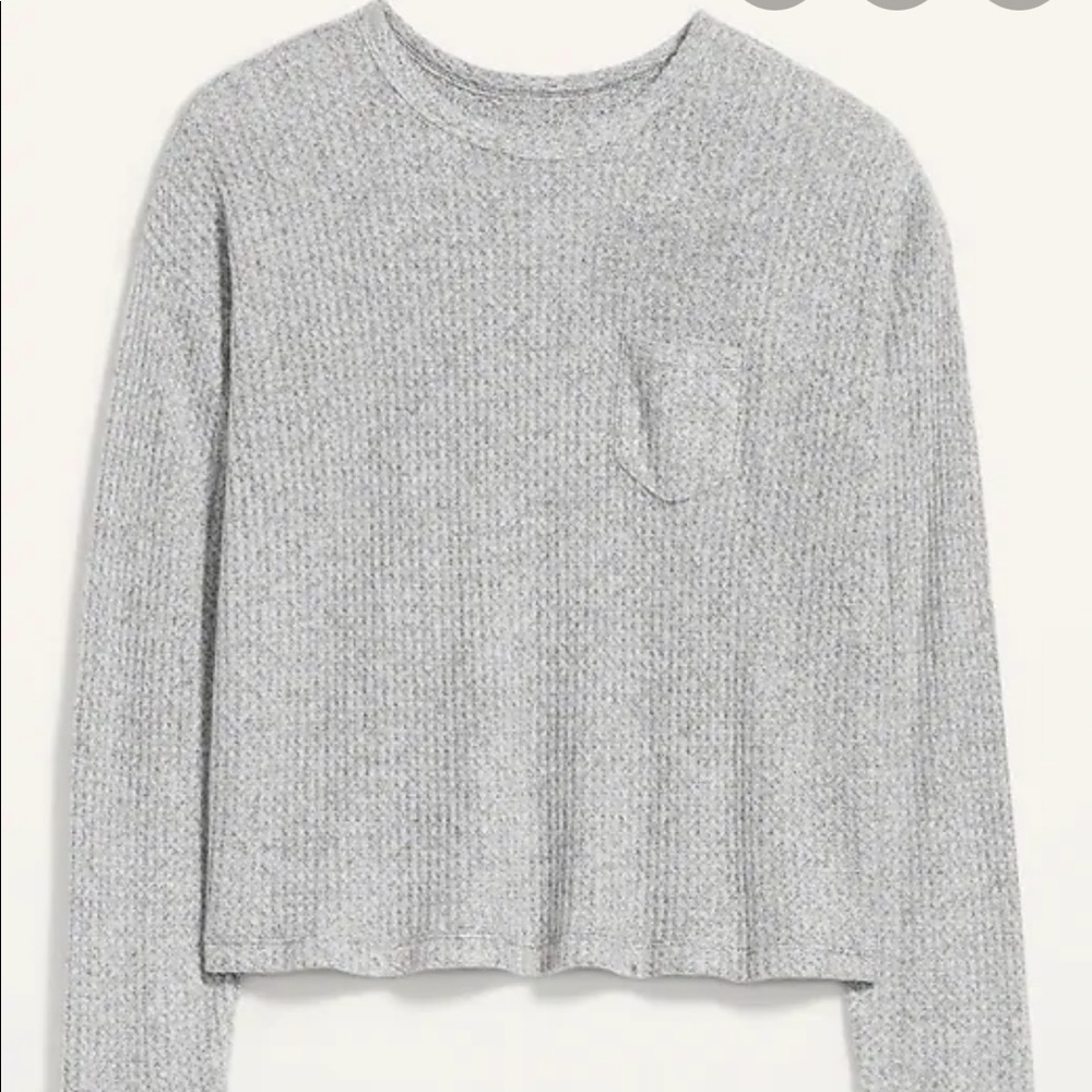 NWT Old Navy thermal knit top in NAVY